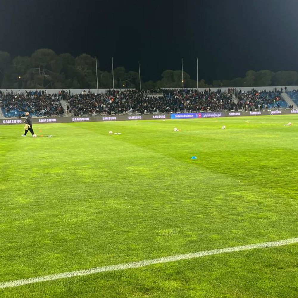 Samsung Ad on Jordan Football Perimeter Screens